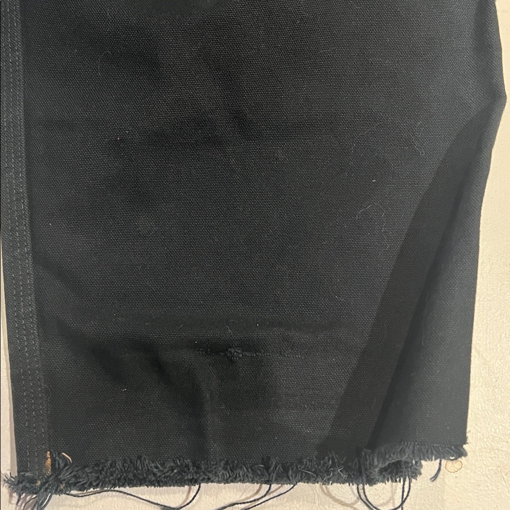 Vintage 90s Carhartt R01 BLK Black Duck Double Knee Bib Overalls size 38 - Picture 12 of 16